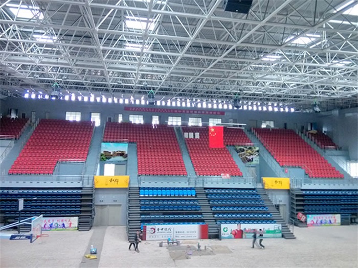 虹口电厂体育馆网架加工